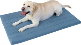 BALANCE Dog Crate Bed, Orthopedic Dog Bed Pad with Waterproof Liner, Washable Crate Foam Pet Mat for Large, Medium, Puppy Dogs Breeds, Powder Blue, 36"x23"x1.6"