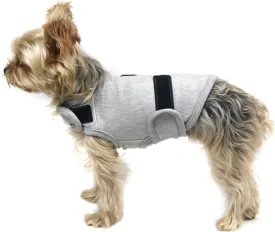 Comfort Dog Anxiety Relief Coat, Dog Anxiety Calming Vest Wrap for Thunderstorm,Travel,4th of July Fireworks,Vet Visits,Separation Anxiety Relief for Dogs (X-Small (Pack of 1), Light Gray)