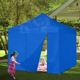 COOSHADE Instant Canopy SunWall 8x8 Canopy SideWall for Pop up Canopy Tent, 1 Pack Door Wall Only, Blue