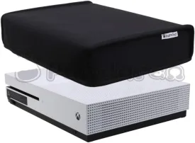 Dust Proof Cover Cap Case for XBOXONE S Console Designed Double Layer Soft Neat Lining Waterproof Dustproof Precision Cut Easy Access Cable Port 1