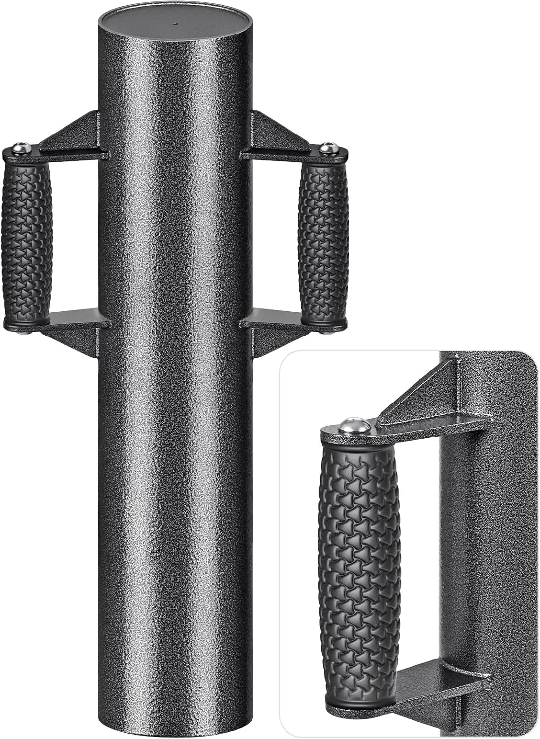 Enhance Post Driver with Anti-Slip Handles 20LB T Post Driver, 23'' Fence Post Driver Post Pounder for Metal Fence Posts, T Posts, U-Channels, Inside Dia=4.7''
