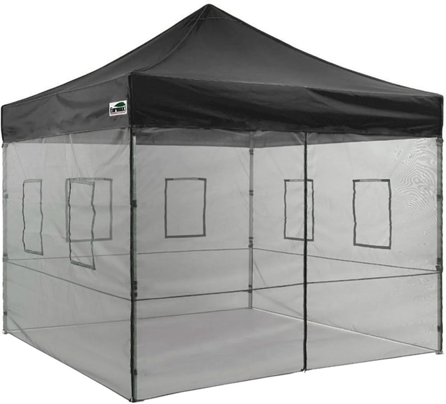 Eurmax USA Screen Wall Food Service Canopy Wall Kit for 10 x 10 Pop Up Canopy Tent,Enclosure Mesh Wall ONLY,NOT Including Frame and Top(Black)