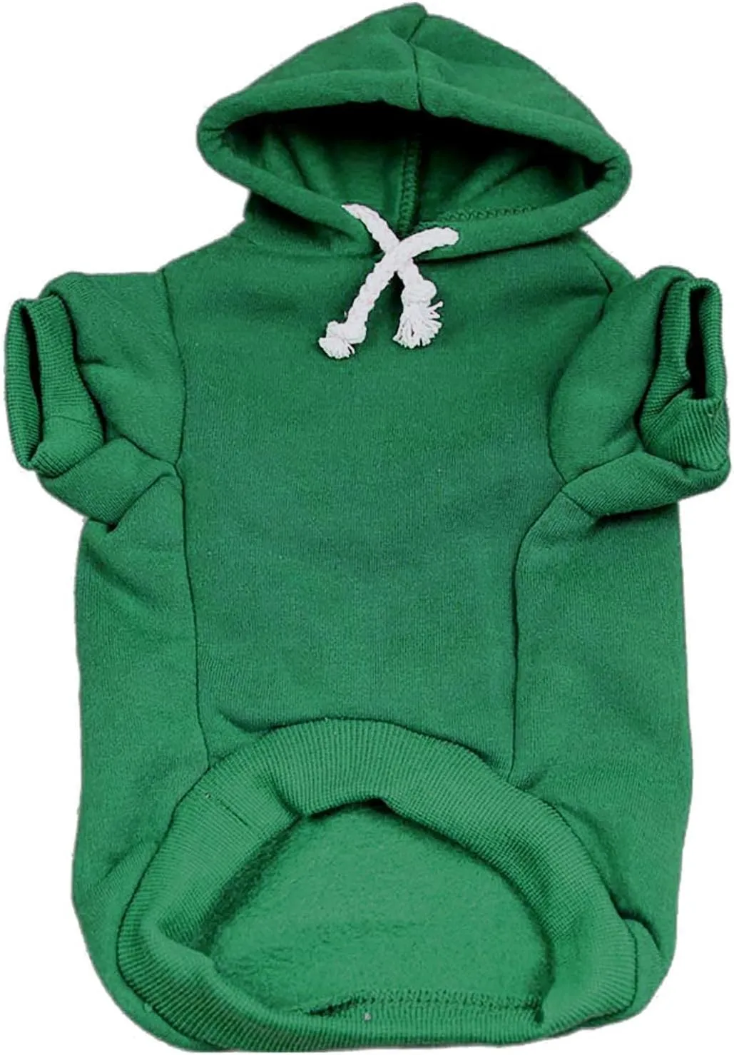I Need My Space Anxiety Support Pullover Fleece Lined Dog Hoodie (Green L, 118)