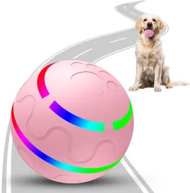 Interactive Dog Ball, Smart Interactive Dog Toys for Medium Large Dogs, Safe Material, Automatic Moving Vibrating Bouncing Ball for Pets, Rechargeable and Waterproof