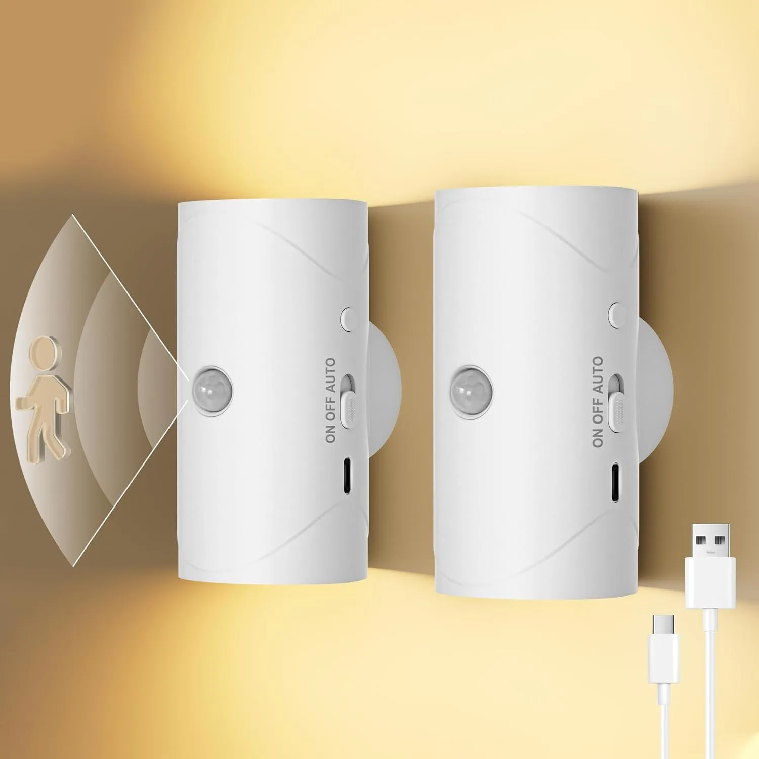 LED Motion Sensor Night Light (White)
