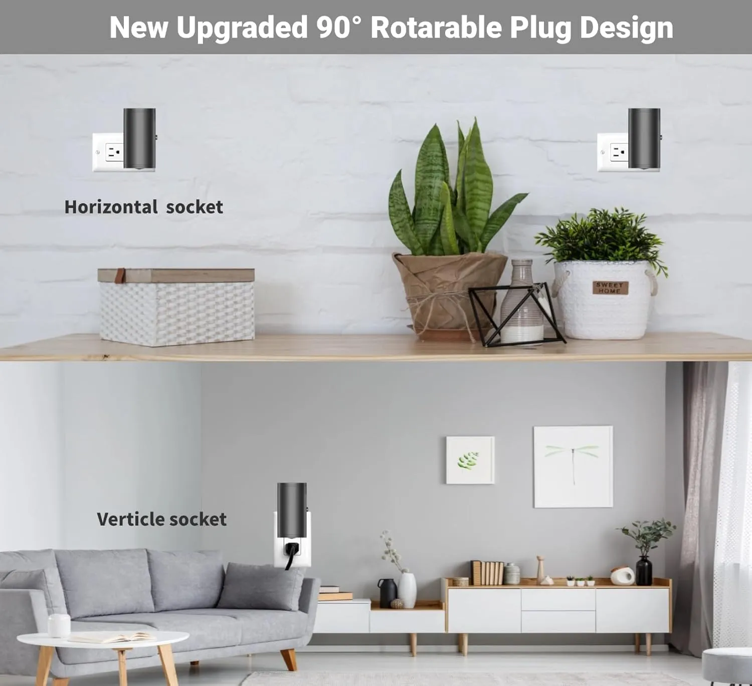 LED Night Light Plug in, Modern Night Lights Plug into Wall, Dusk to Dawn Sensor, 5-300LM Adjustable Brightness,Daylight 5000K,Dimmable Night Lights for Hallway Bedroom Stairway, 2 Pack