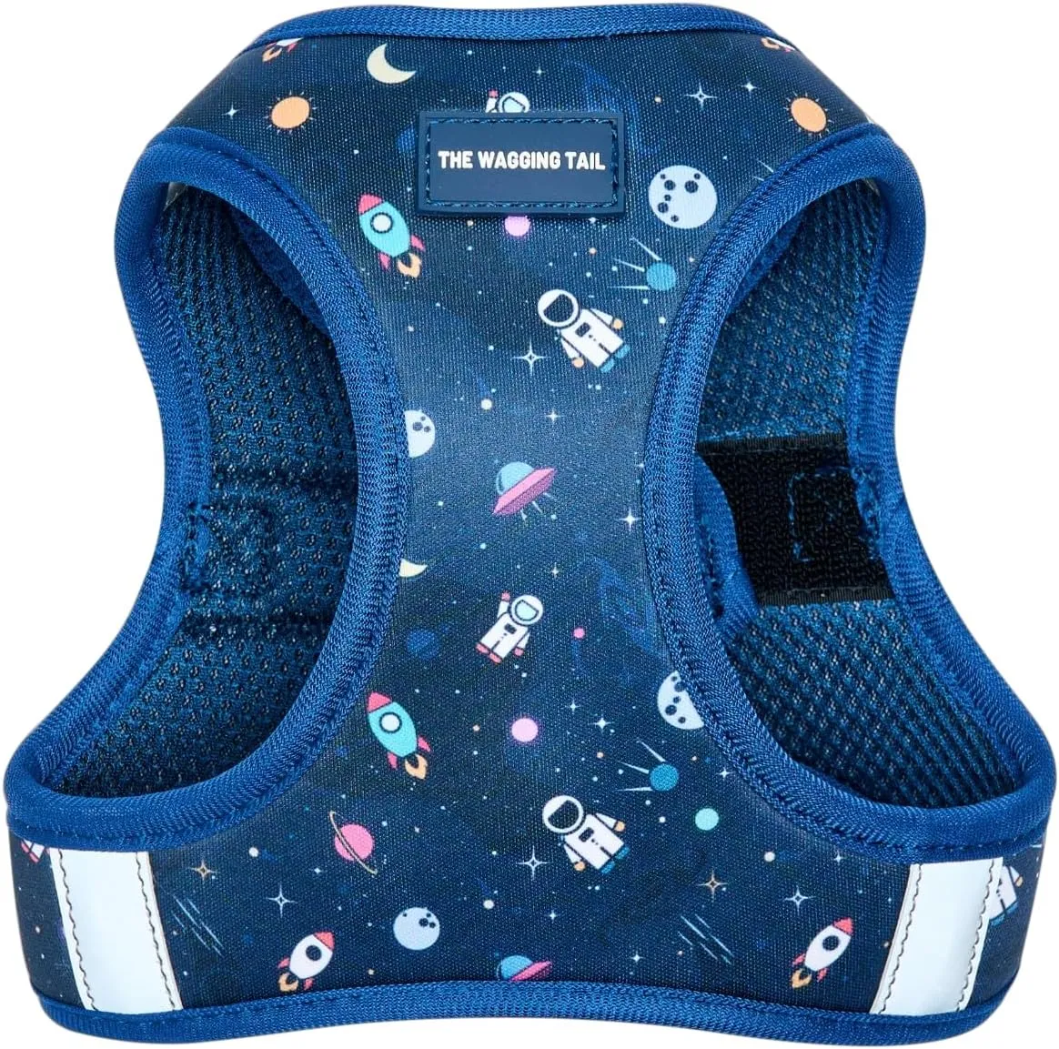 No Pull Harness for Small, Medium, Large Dogs, Heavy Duty, Adjustable, Breathable, Soft, Cute, Reflective, Dog Harness, Dog Vest, Pet Harness (Outer Space, Extra Small)