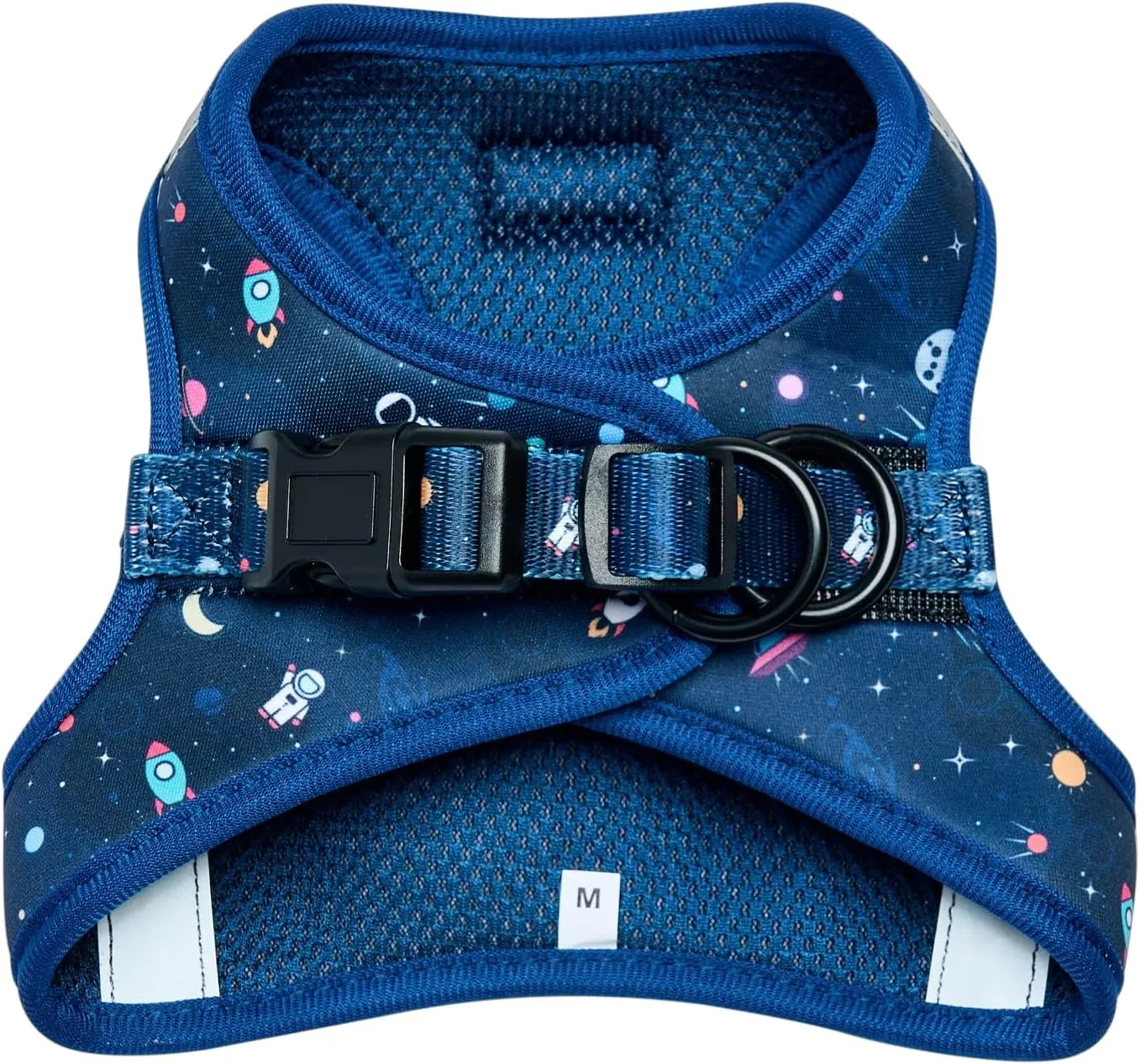 No Pull Harness for Small, Medium, Large Dogs, Heavy Duty, Adjustable, Breathable, Soft, Cute, Reflective, Dog Harness, Dog Vest, Pet Harness (Outer Space, Extra Small)