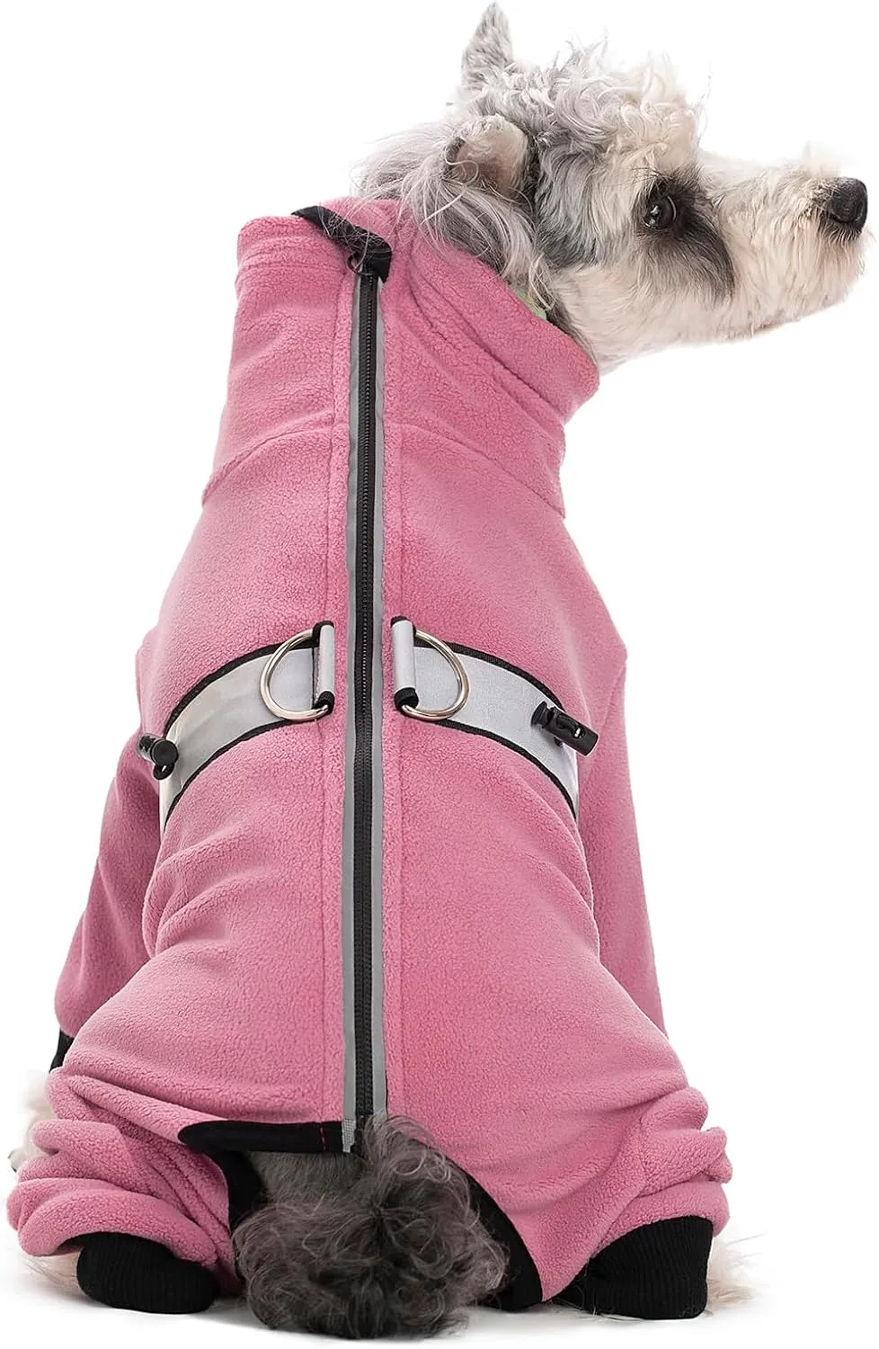 Polar Fleece Dog Pajamas Bodysuit - Small to Medium Dogs, Winter Jacket & Sweater for Small Dogs, Four-Legged Warm Clothes
