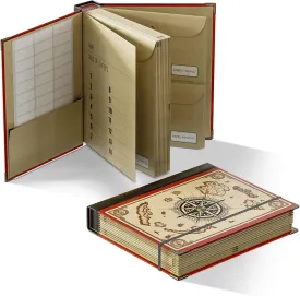 ThinkTex Important Document Organizer, Customized Nautical-Style Expanding File Folder for Important Papers, Birth Certificates,Social Security Cards, Passports, Photos. Gifts for Parents