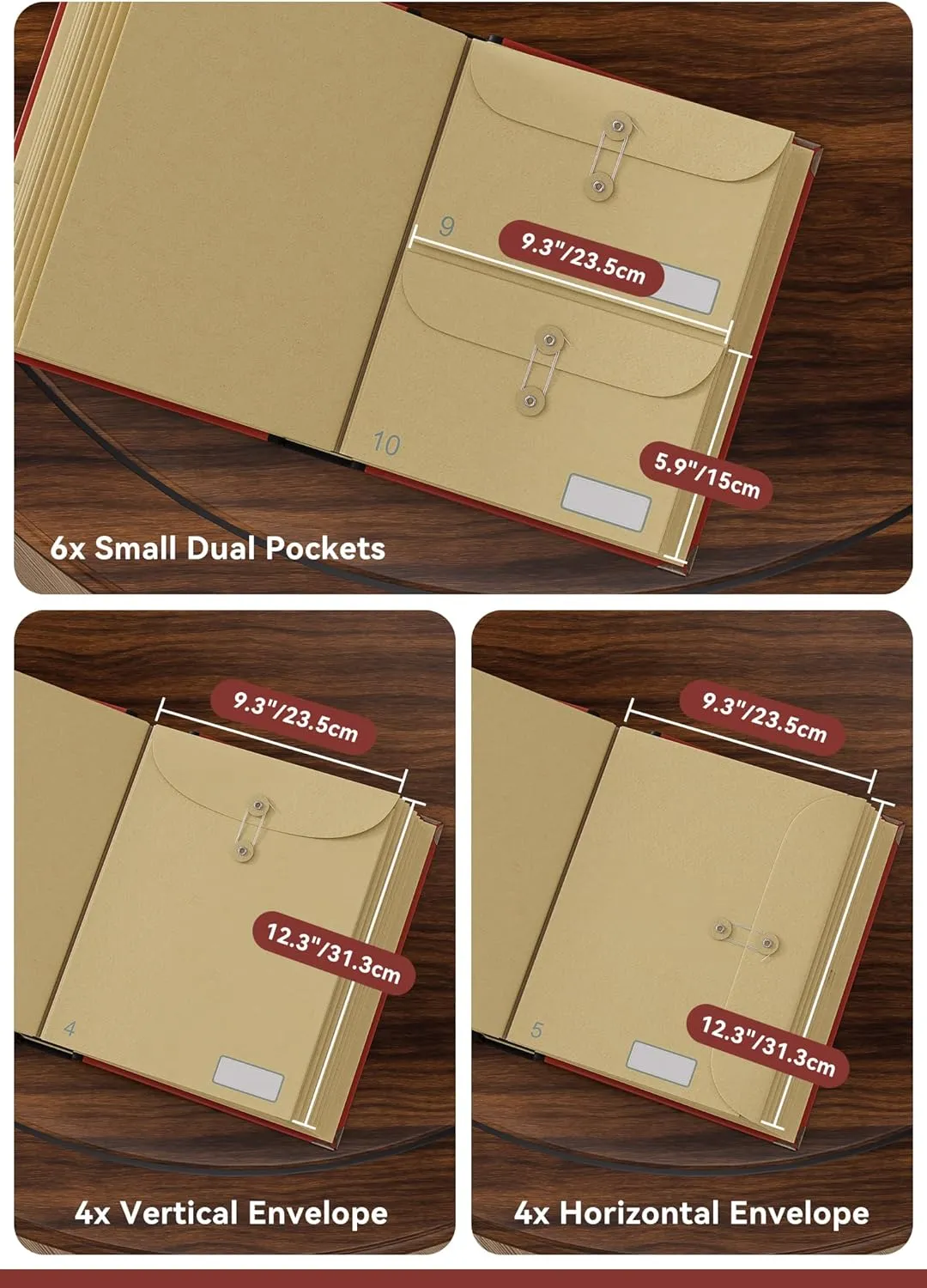 ThinkTex Important Document Organizer, Customized Nautical-Style Expanding File Folder for Important Papers, Birth Certificates,Social Security Cards, Passports, Photos. Gifts for Parents