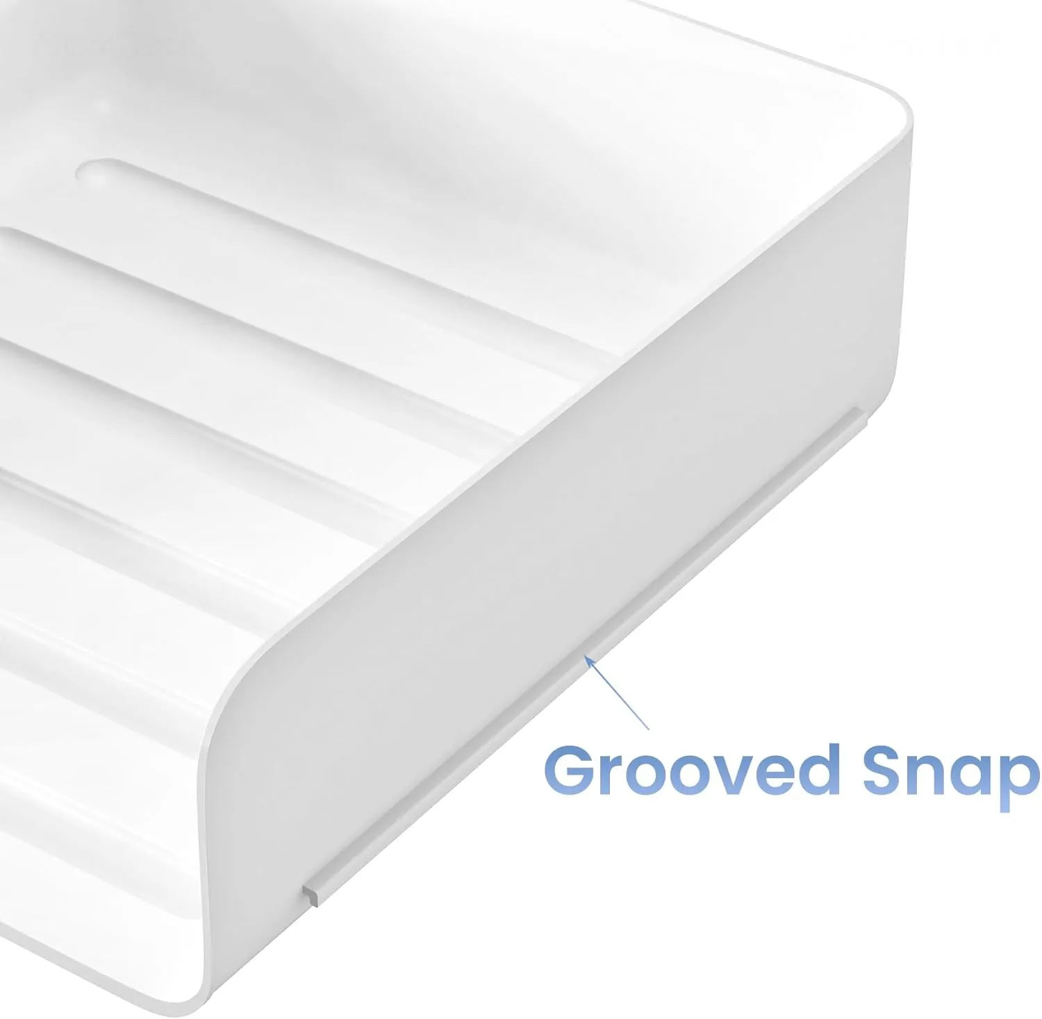 Tomorotec Desk Letter Tray Set, A4 Size White Stackable Document Organizer Office Desktop File Paper Holder Book Storage Rack Side Load Anti-Skid Stacking Support Convex Bottom (2X Landscape)