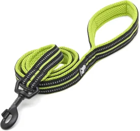 TRUE LOVE Reflective Dog Leash Puppy Walking Lead, Padded Pet Chain RopeLength 200cm Truelove TLL2111(Neon Yellow,L)